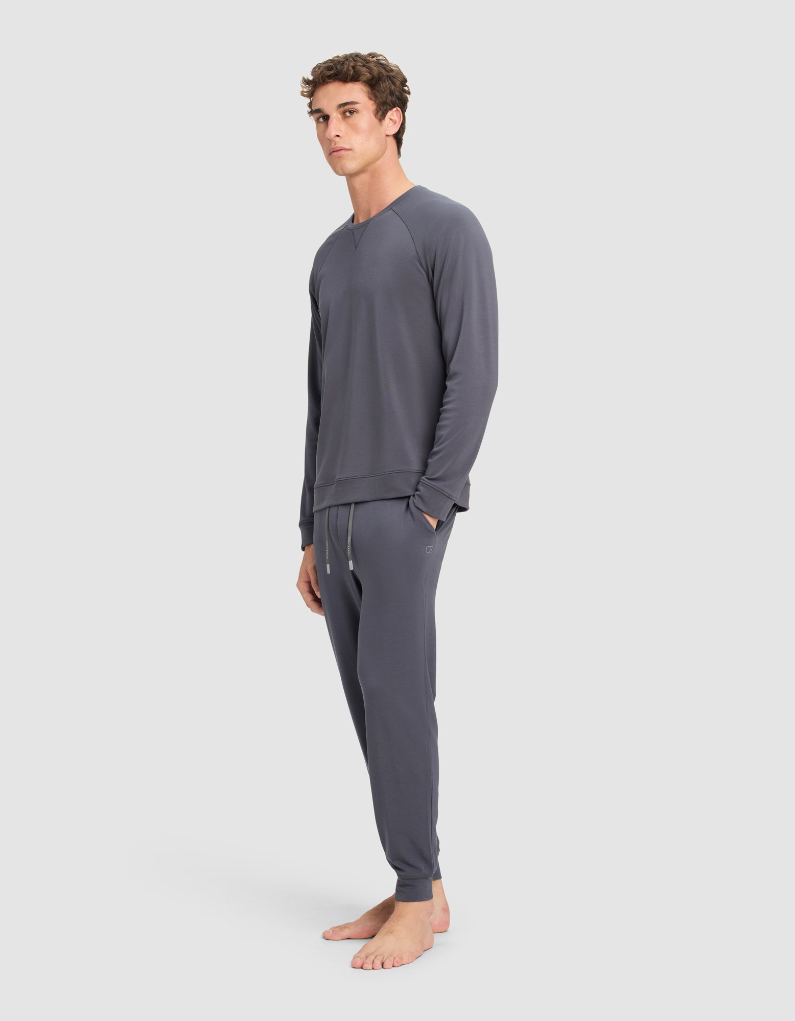 Men's Brushed Bamboo Jogger Set - Image 10