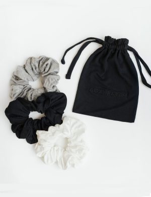 Bamboo Stretch-Knit Scrunchies